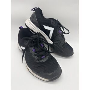 Tyrol Velocity V Pickleball Shoes Womens 8 Black Purple Vibram Sole